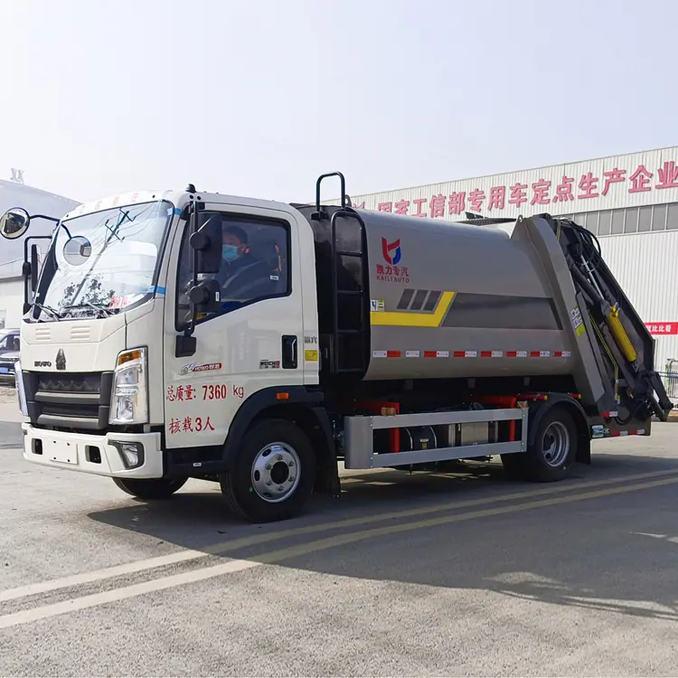 东风福瑞卡5吨压缩垃圾车9方垃圾回收车上户方便送车到家