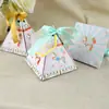 2018 Caja de Dulces Creativa Estilo Europeo Empaque de Dulces de Cumpleaños Caja de Dulces Bronceada Caja de Regalo de Boda Caja de Dulces de Pony