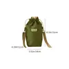 Bolsa para Garrafa de Água Multifuncional para Exterior Cotton Road, Portátil de Mão com Alça de Ombro, Aparência Elegante, Bolsa para Copo de Água de Grande Capacidade