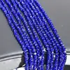 Cuentas de Cristal de Vidrio Planas Brillantes de 4/6/8 mm para Joyería DIY Cuentas Sueltas de Cristal Collar Pulsera