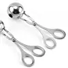Pinza multiusos de acero inoxidable para albóndigas, bolas de res, huevos de pescado, gadget de cocina para el hogar, venta al por mayor