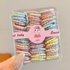 Coloridos pasadores de pelo de pulgar estilo coreano para niños y niñas, lindas diademas, dulces cordones para el pelo de niños, gomas elásticas de alta elasticidad, accesorios para el pelo