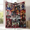 Roupa de Cama Manta de Flanela Manta Preguiçosa para Sofá Conjunto de Figuras Sala de Estar Presente de Natal para as Festas