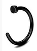 Tachuelas Nasales Personalizadas de Acero Inoxidable Estilo Americano, Anillos Nasales Falsos en Forma de C Estilo Europeo y Americano, Joyería para Piercings al por Mayor en Stock