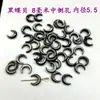 Concha de Borboleta Branca Natural Furo Reto Lua Antiga DIY Colar Brincos Acessórios de Joia Prontos para Venda