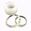 Molde de Pulsera de Silicona Materiales Hechos a Mano DIY Superficie de Espejo de Alto Brillo Resina de Cristal Flor Seca Pulsera Venta al por Mayor desde Fabricante