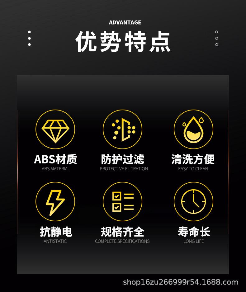 散热风扇百叶窗，机柜机箱通风过滤网罩