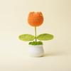 Girassol Acabado Planta em vaso Tecido à mão Buquê de flores Terminado Flor Eterna Dia dos Professores Dia das Crianças Presente Mercado Noturno Stall