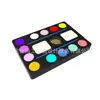 Suministros de Halloween para fans del Mundial 12 colores solubles en agua pintura corporal pintura de modelos color facial fabricantes