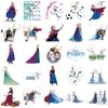50 pegatinas congeladas de la Princesa Aisha pegatinas guapas de aspecto alto impermeables pegatinas creativas de grafiti pegatinas para diario