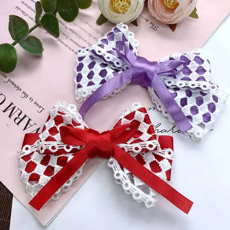高档手工大号蝴蝶结lolita服装裙子装饰