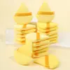 Esponja de Belleza Suave para Lavado Facial de Maquillaje, Esponja Triangular para Dedos que No Absorbe Polvo, Cepillo Suave de Cerdas para Lavado Facial, Cepillo de Silicona de Doble Cara