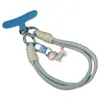 Cordón para Teléfono Móvil Corto para Muñeca Correa Gruesa Colgante de Gato Cadenilla de Mano para Chicas al Aire Libre Colgante de Concha Material de Nylon Anti-Pérdida