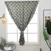 Cortinas Pequeñas Blackout Minimalistas Geométricas con Cinta Mágica Pegatinas de Letras, Hechas a Medida, Sin Taladro, Cortinas de Exportación, Nuevo Producto Dropshipping de Temu