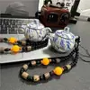 Encendedor Creativo de Arcilla Púrpura con Manija Giratoria de Descompresión, Maceta Metálica a Prueba de Viento, Inflable, Llama Roja, Regalo de Moda, Venta al por Mayor