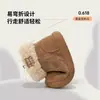 Botas de Nieve de Algodón para Niñas 2026 Invierno Nuevas Retro Zapatos de Algodón con Felpa Botas Cortas con Felpa Botas de Piel