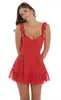 Europeu e Americano 2025 Transfronteiriço Nova Roupa Feminina Amazon Mais Vendida Vestido de Chiffon Estampado Slim-fit Elegante para o Trabalho