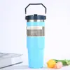 Copo de Gelo Portátil de 30oz, Copo para Carro, Copo de Café para Carro, Copo Térmico de Dupla Camada em Aço Inoxidável 304, Copo Portátil para Carro