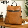 Mochila de Couro PU Estilo Novo 2025 para Mulheres, Versão Coreana Fashion e Tendência, Bolsa Feminina Estampada Versátil e Estilosa, Mochila Escolar para Estudantes de Grande Capacidade