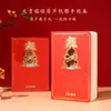 Cuaderno con Relieve de Corona de Fénix Hueca 3D Tendencia China Diario con Tallado en Papel Souvenir de Viaje a Beijing Regalo para la Temporada de Regreso a Clases