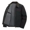 Venda Direta da Fábrica Jaqueta Masculina Gola Lapela Solta Business Casual Lavada Jaqueta de Trabalho Jaqueta Transfronteiriça Top