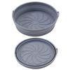 Molde Especial Redondo Plegable de Silicona para Hornear Olla de Silicona para Freidora de Aire Tapete Cuadrado para Hornear