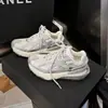 [Mismo que Zhang Zhenyuan] Serie Camaleón Zapatos de Plataforma para Mujer Verano Malla Transpirable Tenis Zapatos de Malla para Mujer