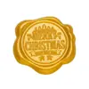 Pegatinas de sello de cera serie navideña, pegatinas para sellar sobres, pegatinas de cera, pequeñas etiquetas de cera Feliz Navidad, venta al por mayor desde el fabricante