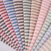 Tela para camisa a cuadros directa de fábrica primavera y verano superventas tela para camisa tejida a cuadros azul y blanco tela para ropa de vestir