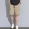 Shorts de Trabalho Largos Casuais Esportivos de Seda Gelada Finos Retos Secagem Rápida Novo Estilo 2026 para Homens