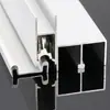 Conjunto de Três Peças para Trilho de Vidro de 5mm Armário de Exposição com Porta de Correr Armário Estante de Livros etc. Trilho Deslizante Porta Deslizante Porta de Empurrar-Puxar Acessórios