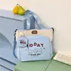 Bolso bandolera de dibujos animados para tutorías de comercio exterior, bolsa de tutoría para estudiantes, bolso de hombro de gran capacidad, bolso tote de moda