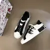 Nuevos Zapatos Deportivos Casuales Blancos de Cuero Genuino Marca D para Hombre para Plataformas de Comercio Exterior Transfronterizo como Shopee y Dhgate