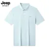 Camisa Polo para Hombre Jeep Spirit Jeep Personalizada Verano Deportivo Casual Cuello Solapa Manga Corta Top de Secado Rápido