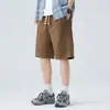 Pantalones Cortos Deportivos Casuales de Algodón Bordados Finos de Verano para Hombre, Pantalones de Longitud Media de Alta Calidad para que los Hombres Usen Afuera en Verano