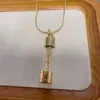 Collar con Amuleto de Buda Tailandés para Hombres y Mujeres, Estilo de Lujo Ligero, Gama Alta, Versátil, Moderno, Sencillo, Joyería Artística