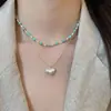 Collar Ajustable de Perlas de Alto Gama Estilo Francés, Sencillo y Elegante, Cadena Versátil para Clavícula, Joyería de Nicho de Lujo Ligero para Mujeres