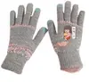Guantes Cepillados de Imitación Lana Guantes Tejidos Rpet Europeos y Americanos Otoño e Invierno Calientes Protectores de Manos Jacquard Fábrica Personalizada