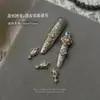 Acessórios de Nail Art no Estilo da Corte Imperial, Proteção de Unhas de Zhen Huan, Nail Art Buccellati, Unhas Vestíveis de Zircônia, Diamantes para Unhas