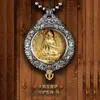 Colgante de plata tailandesa con mosaico de mamut y marfil del zodiaco Benmingfo Jiugong Bagua para hombres y mujeres, regalos de alta gama.