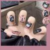 Mão -305 Blackberry Doll Unhas postiças usando adesivos de unhas Adesivos de unhas acabados 24 adesivos de unhas atacado