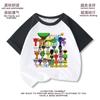 Sprunki Rhythm Box Accesorios de Ropa Ropa Infantil Verano Algodón Nuevo Estilo Niños y Niñas Estudiante Tops de Manga Corta 7