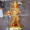 Fabricante Fornece Vários Tamanhos de Estátuas de Cobre Puro de Wei Tuo Bodhisattva, Ornamentos de Escultura em Cobre para Templos, Combinações de Duas Mãos, Estátuas de Cobre de Wei Tuo