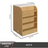 Estante de Almacenamiento para Cigarrillos de Estructura Acero-Madera, Gabinete de Fondo Combinado para Mostrador de Caja de Cigarrillos y Alcohol, Exhibidor de Estante para Cigarrillos de Tienda de Conveniencia