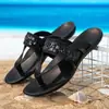 Amazon Más Vendido Transfronterizo Chanclas para Hombre Verano Casual Zapatos de Playa Sandalias de Dedo para Dedo del Pie Calzado para Exteriores Hombre DH5105