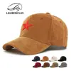 Gorra de Pana para Primavera y Otoño Gorra de Béisbol de Copa Dura para Hombre Gorra con Visera Bordada de Estrella de Cinco Puntas para Protección Solar al Aire Libre para Mujer