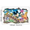 Adesivo de Parede 3D Minnie Mickey Transfronteiriço Decoração de Festa Layout do Quarto das Crianças Adesivo do Mickey Mouse Autoadesivo Impermeável