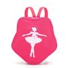 Bolsa de dança infantil de ombro, mochila de armazenamento de dança, bolsa de balé latino, estampa de menina princesa, bolsa de dança
