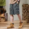 Dropshipping Roupas Masculinas Xintang Verão 2026 Novo Roupa de Trabalho Bolso Grande Retrô Americano Tendência Shorts Casuais
