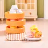 Lindo Desayuno Xiaolongbao Comida Artificial Miniatura Juguete Accesorios de Resina Casa de Muñecas Decoración DIY Adornos Pequeños de Escritorio